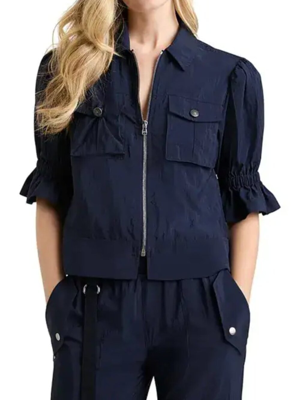 Cinq à Sept Holly Parachute Jacket & Pants Size Medium Large